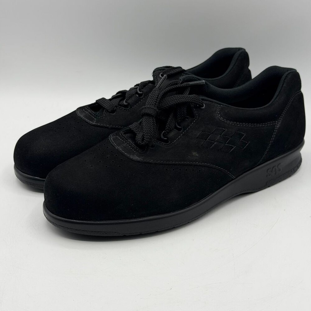SAS Free Time 0136-095 Womens Size 7.5 Charcoal Nubuck Walking Tripad Shoes READ